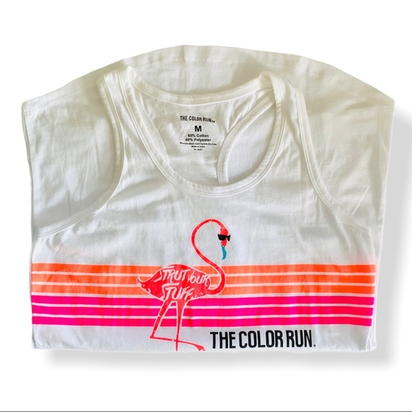 🦩THE COLOR RUN™️ Flamingo Tee - Picture 4 of 6